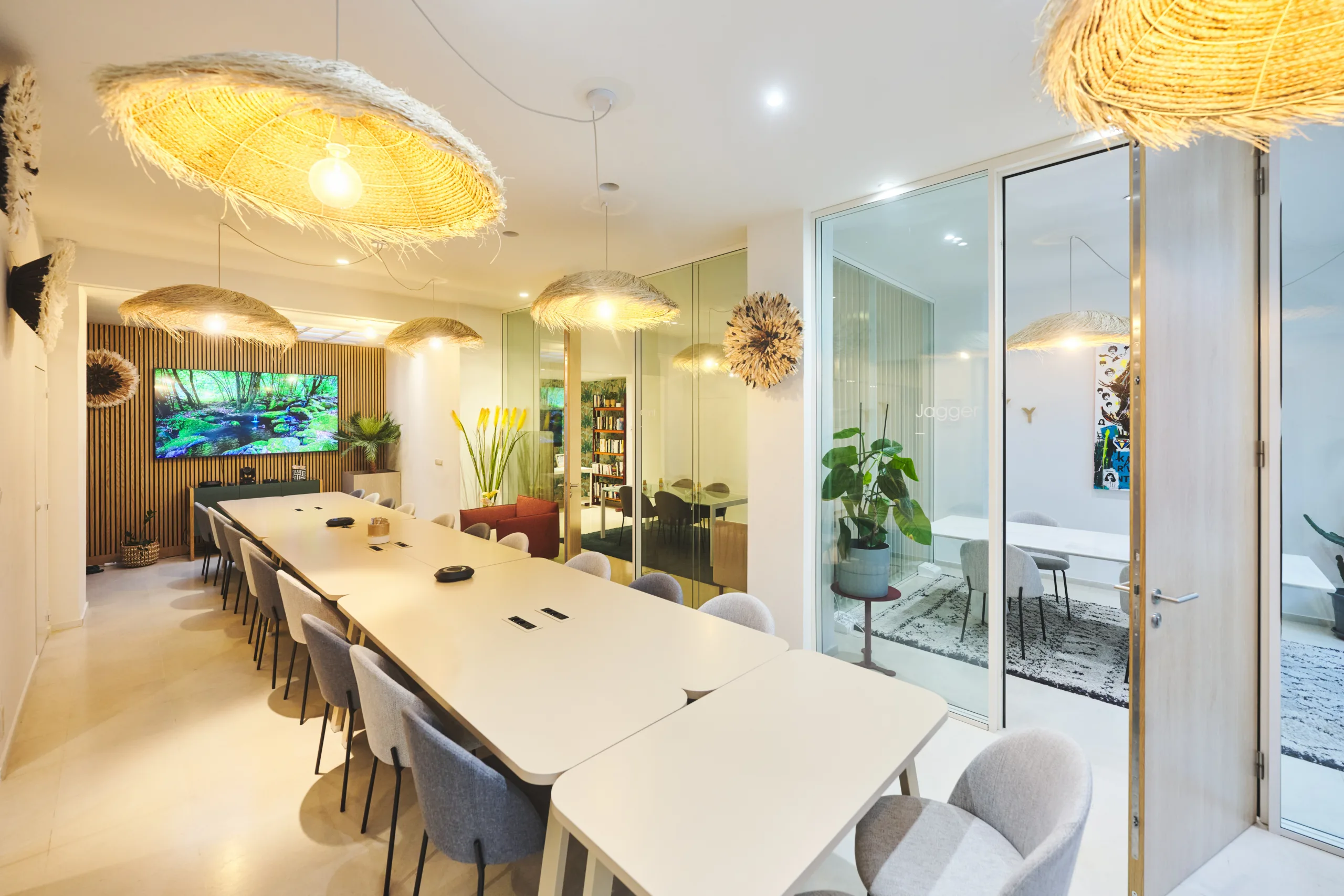 Jungle room meeting and conference room for 24 people in Brussels